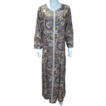 Load image into Gallery viewer, Retro Purple - Long Sleeve maxi dress
