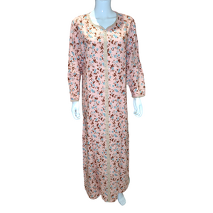 Peach Brown - Long Sleeve maxi dress