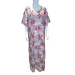 Load image into Gallery viewer, Pinky Grey - Short Sleeve PLUS SIZE maxi dress
