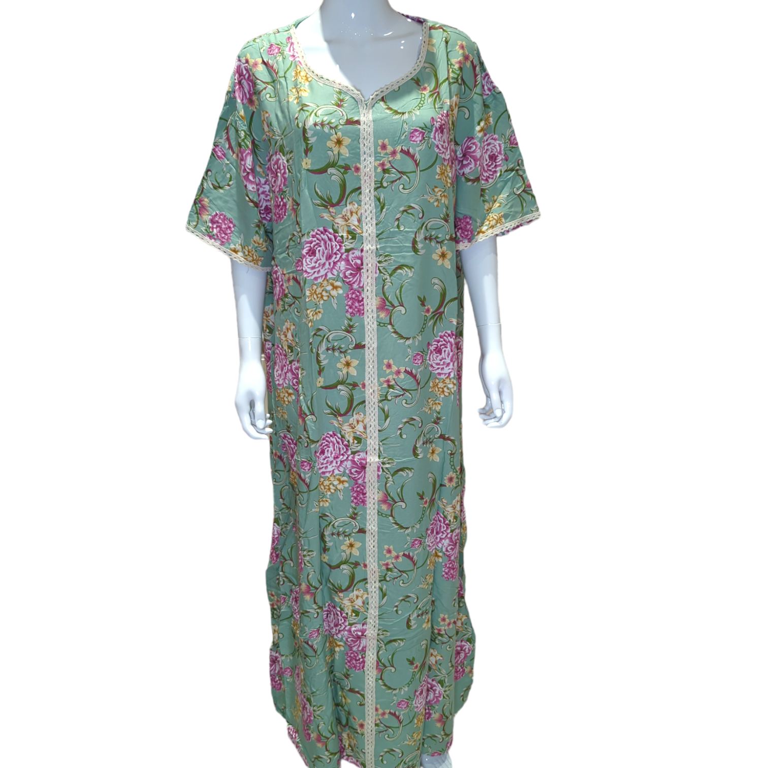 Pretty Green - Short Sleeve PLUS SIZE maxi dress