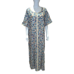 Load image into Gallery viewer, Shades of Blue - Short Sleeve PLUS SIZE maxi dress
