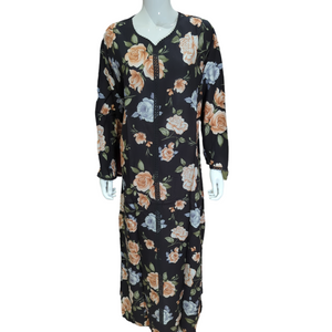 Secret Rose - Long Sleeve maxi dress