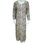 Load image into Gallery viewer, Mosaic Blue - Long Sleeve maxi dress
