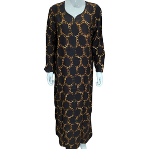 Black Honey - Long Sleeve maxi dress