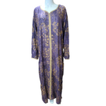 Load image into Gallery viewer, Purple Midnight -  Long Sleeve PLUS SIZE maxi dress
