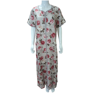 Tempting Rose - Short Sleeve maxi dress