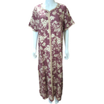 Load image into Gallery viewer, Mauve Print - Short Sleeve maxi dress
