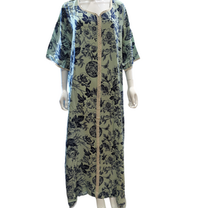 Navy Mint - Short Sleeve PLUS SIZE maxi dress