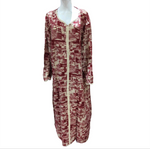 Load image into Gallery viewer, Maroon New York -  PLUS SIZE - Long Sleeve maxi dress
