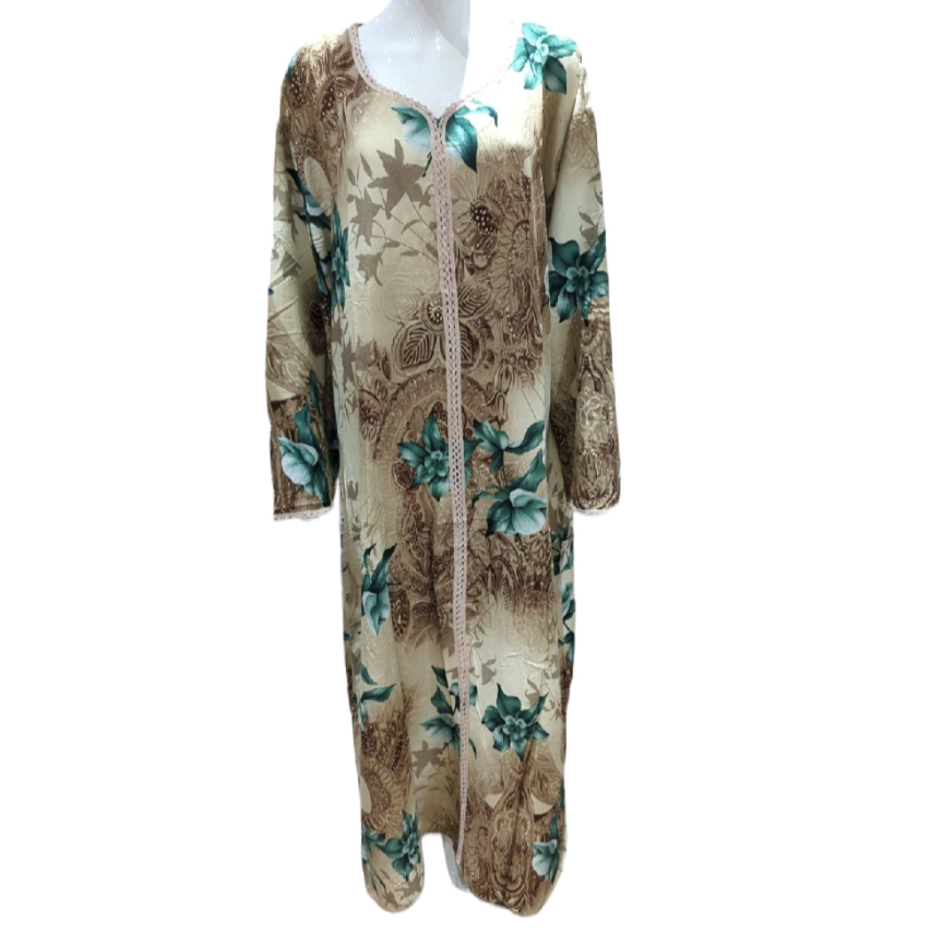 Green Desire - Long Sleeve - Plus Size maxi dress