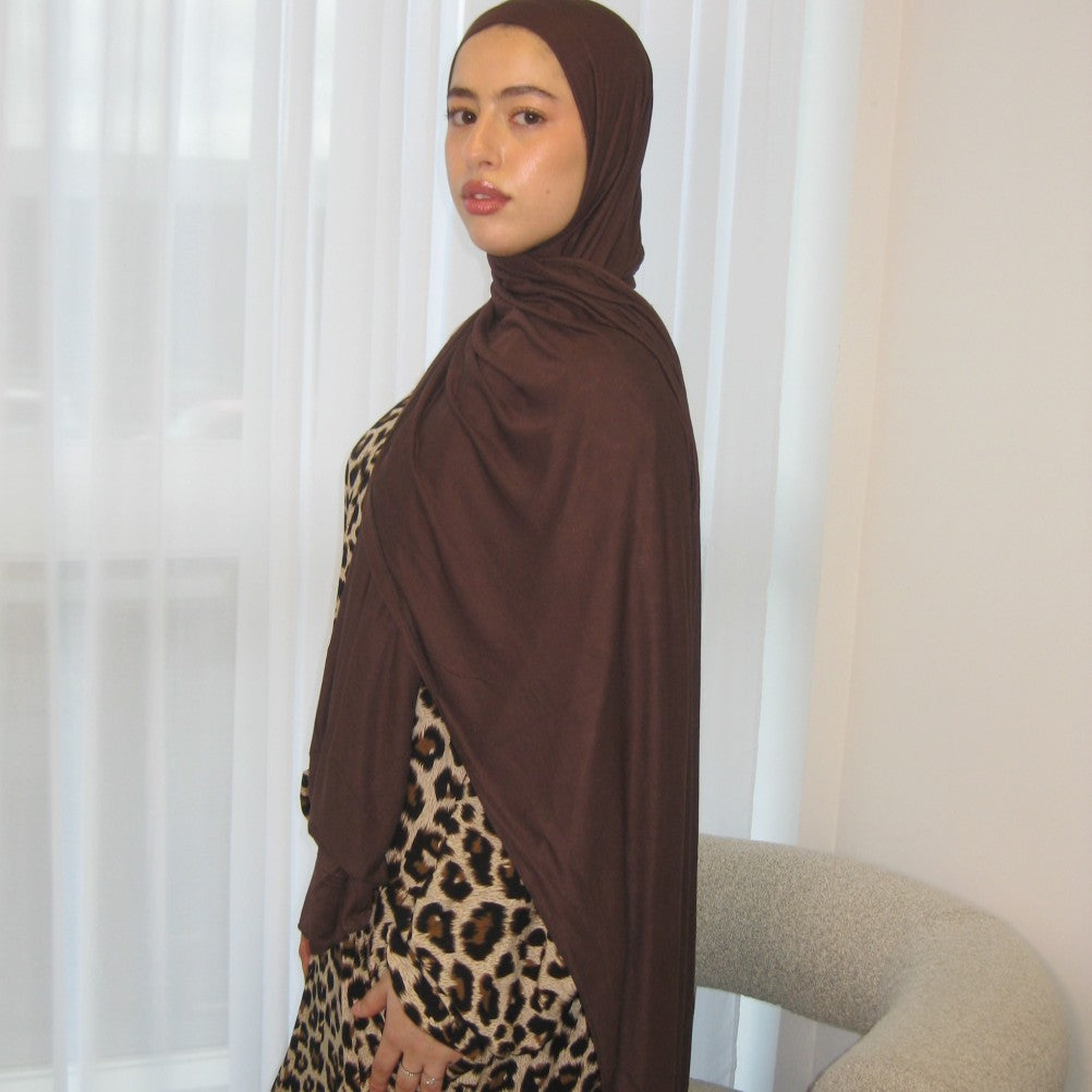 Premium Emirati jersey hijabs large maxi size