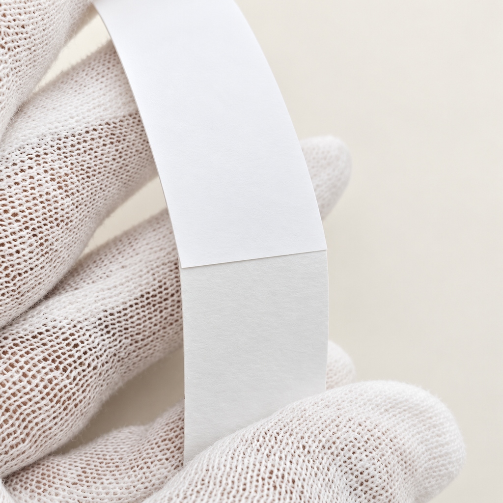 Pre-cut hijab and dress tape strip close-up