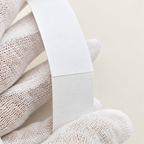 Pre-cut hijab and dress tape strip close-up