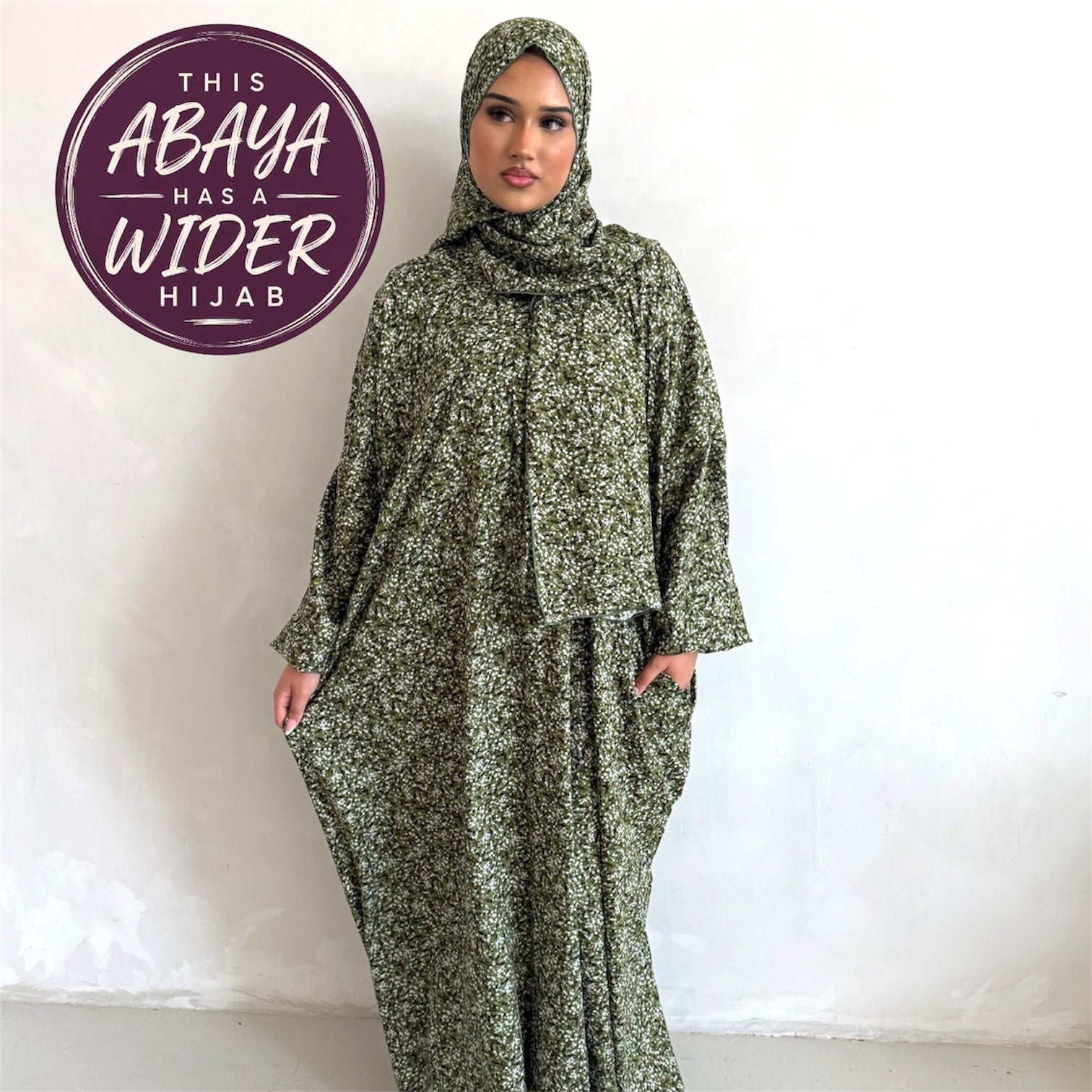 NEW Regular length Prayer dress with pockets, prayer abaya