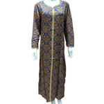 Load image into Gallery viewer, Gorgeous Blue - Long Sleeve Plus Size maxi dress
