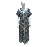 Load image into Gallery viewer, Stunning Blue - Short Sleeve maxi dress
