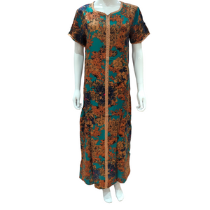 Mystique Reef - Short Sleeve maxi dress