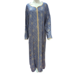 Load image into Gallery viewer, Blue Mandela - Long Sleeve PLUS SIZE maxi dress
