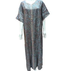 Antique Mint - Short Sleeve maxi dress