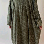 Extra Long Abaya Dress with Pockets