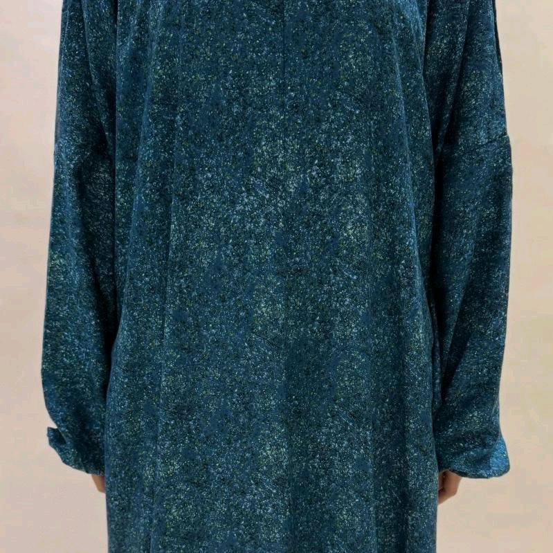 Regular length abaya dress with pockets