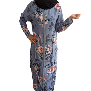 Periwinkle - Long Sleeve maxi dress