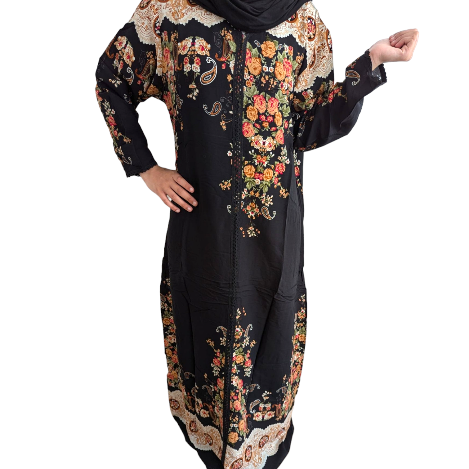 Classic Kimono  - Long Sleeve maxi dress