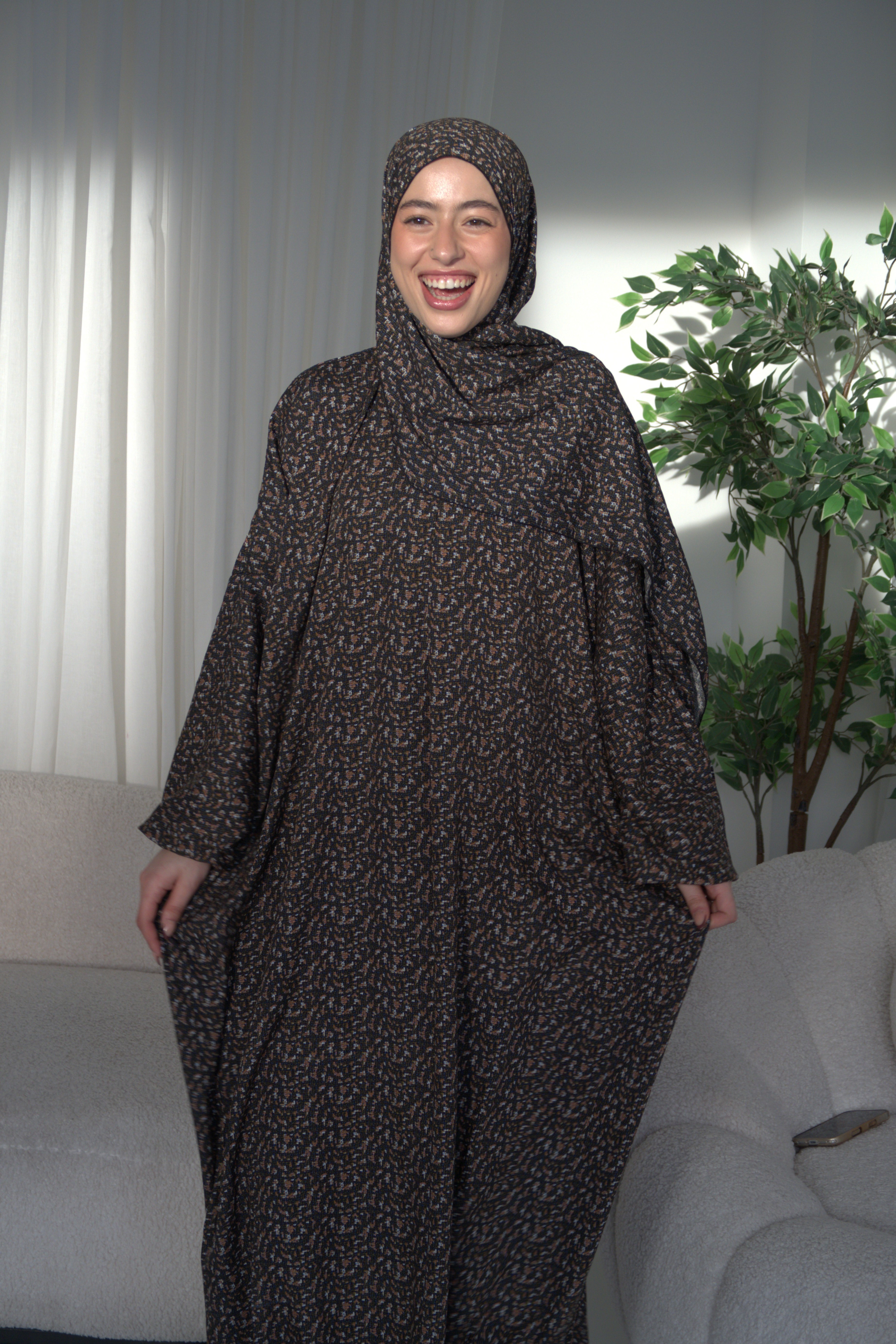 NEW Extra long length Prayer dress with pockets, prayer abaya