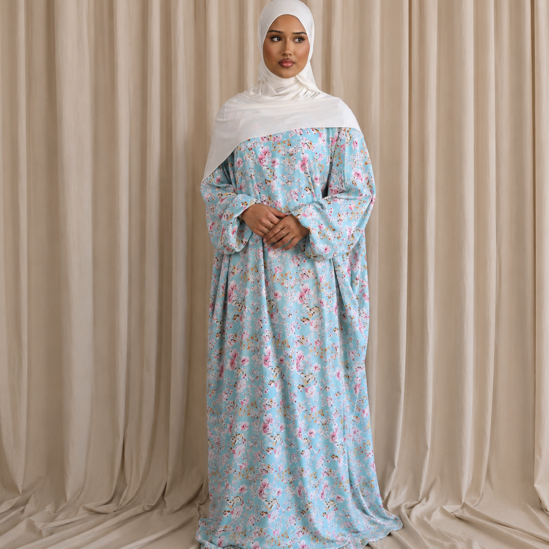 Abaya dress extra long length with pockets