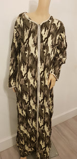 Load image into Gallery viewer, Army - Long Sleeve maxi dress
