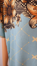 Load image into Gallery viewer, Gold Sky - Short Sleeve maxi dress
