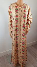 Load image into Gallery viewer, Pink Vines - Long Sleeve maxi dress
