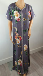 Load image into Gallery viewer, Grey Dream  - Short Sleeve maxi dress
