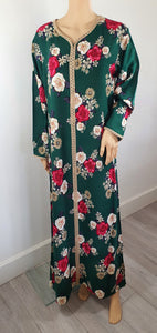 Green Beauty - Long Sleeve maxi dress