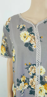 Load image into Gallery viewer, Yellow Blend - Short Sleeve maxi dress
