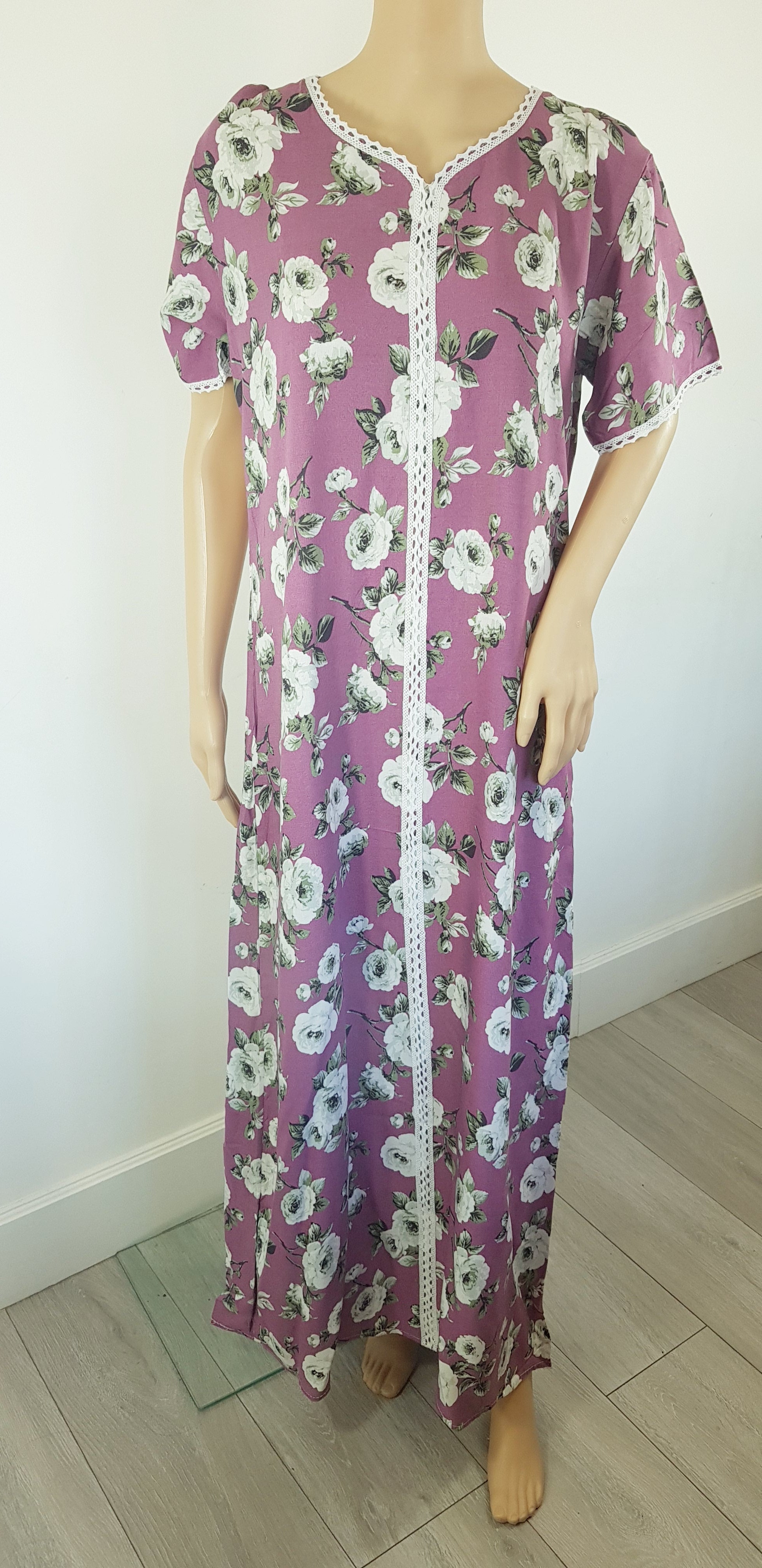 Pinkish - Short Sleeve maxi dress