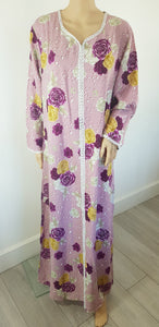 Flower Rain Drops - Long Sleeve maxi dress