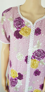 Load image into Gallery viewer, Flower Rain Drops - Short Sleeve maxi dress
