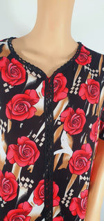 Load image into Gallery viewer, Red Valentines - Short Sleeve maxi dress
