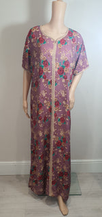 Load image into Gallery viewer, Rose Forest - Short Sleeve maxi dress
