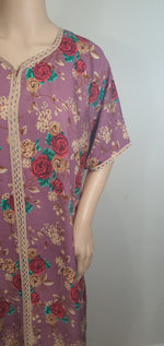 Load image into Gallery viewer, Rose Forest - Short Sleeve maxi dress
