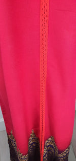 Load image into Gallery viewer, Vertigo Fuchsia - Long Sleeve maxi dress
