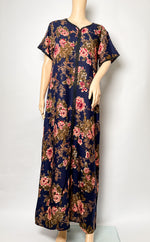 Load image into Gallery viewer, Blue Forest Monsoon - Short Sleeve maxi dress
