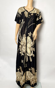 Picasso - Short Sleeve maxi dress