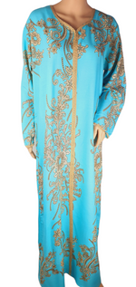 Load image into Gallery viewer, Ocean Peal - Long Sleeve maxi dress
