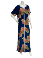 Load image into Gallery viewer, Coral Leaf - Short Sleeve maxi dress
