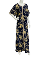 Load image into Gallery viewer, The Gold N Blue - Short Sleeve maxi dress
