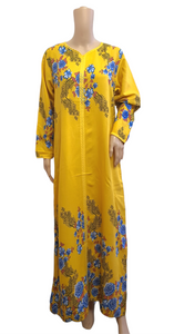 Yellow Mellow - Long Sleeve maxi dress