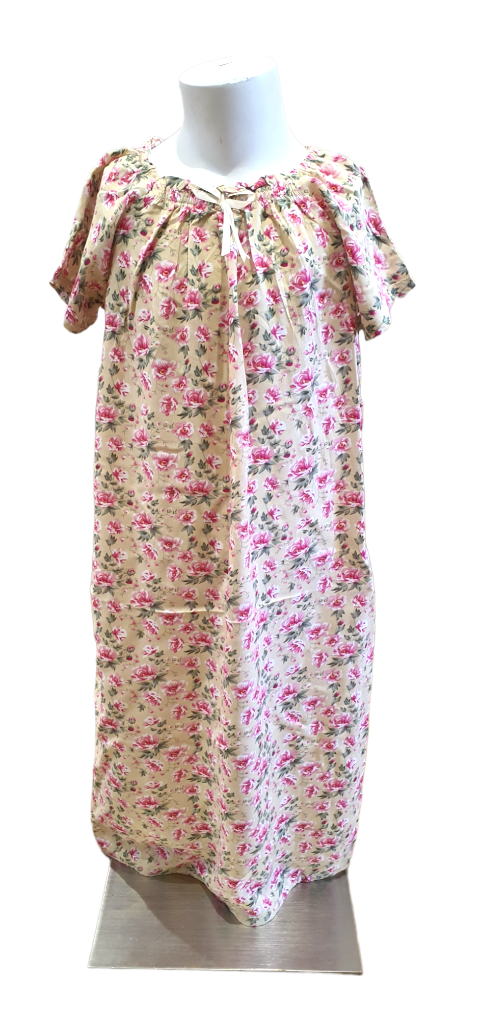 Mini Pink Flowers - Children's Maxi Dresses