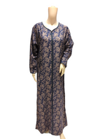 Load image into Gallery viewer, Blue Maze - Long Sleeve maxi dress
